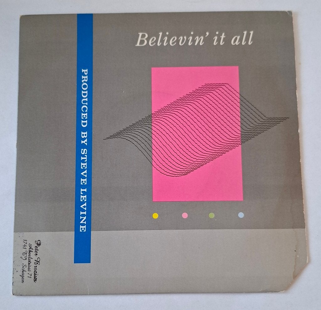 Steve Levine - Believin' it all, Cd's en Dvd's, Vinyl | Pop, Gebruikt, Pop, Overige typen, 12 inch, Ophalen of Verzenden