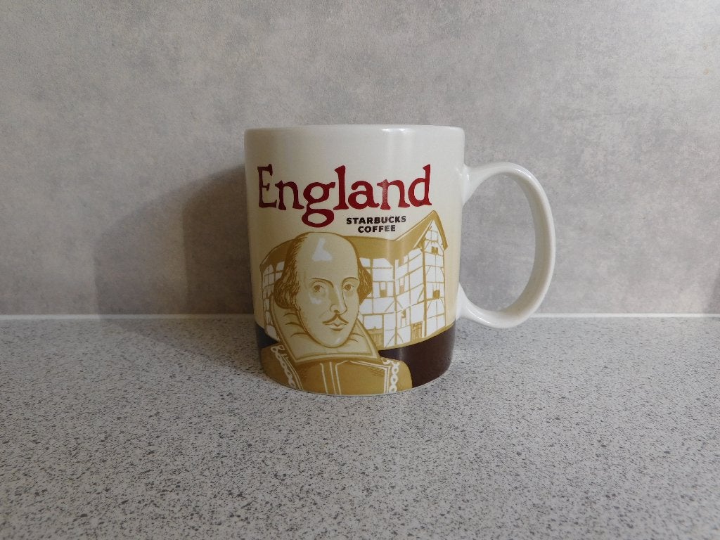 Mok 473 ml. 2013 England Collector Series  Starbucks, Zo goed als nieuw, Overige stijlen, Starbucks, Porselein