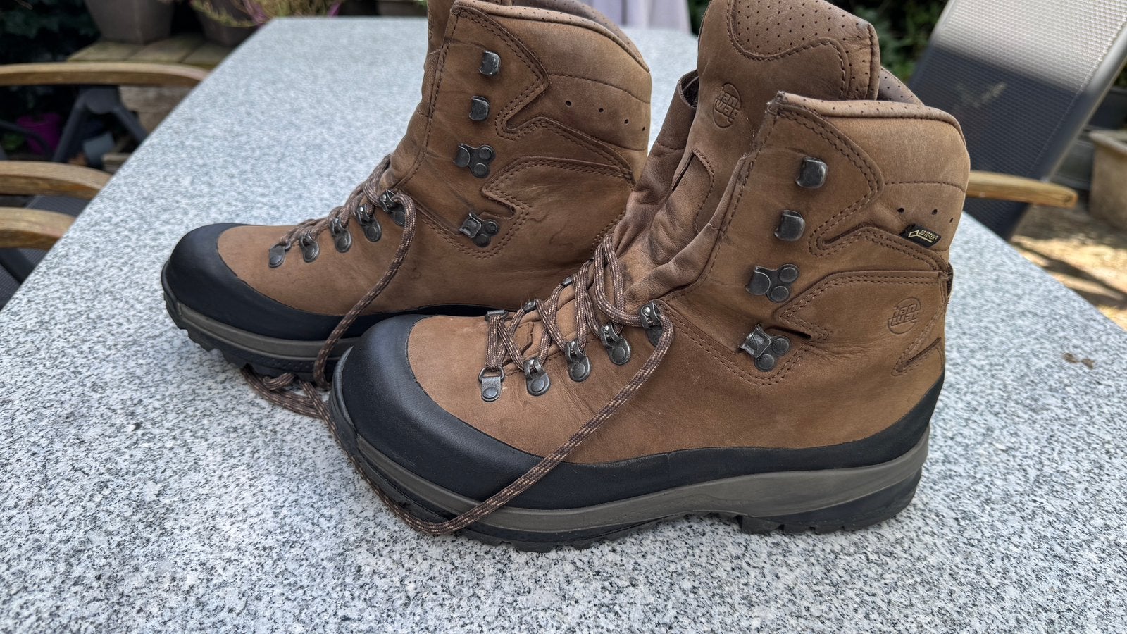Hanwag Bergschoenen Heren mt.44, Sport en Fitness, Bergsport en Wandelen, Ophalen, Zo goed als nieuw, Schoenen