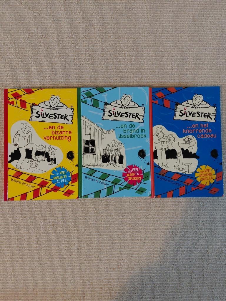 Silvester boekenreeks: 3 avonturen van Willeke Brouwer, Boeken, Ophalen of Verzenden, Gelezen, Willeke Brouwer, Fictie algemeen