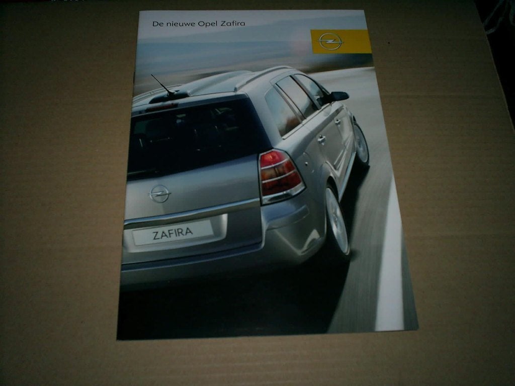 De Nieuwe Opel Zafira 9 / 2005 36 pag., Verzenden, Zo goed als nieuw, Opel