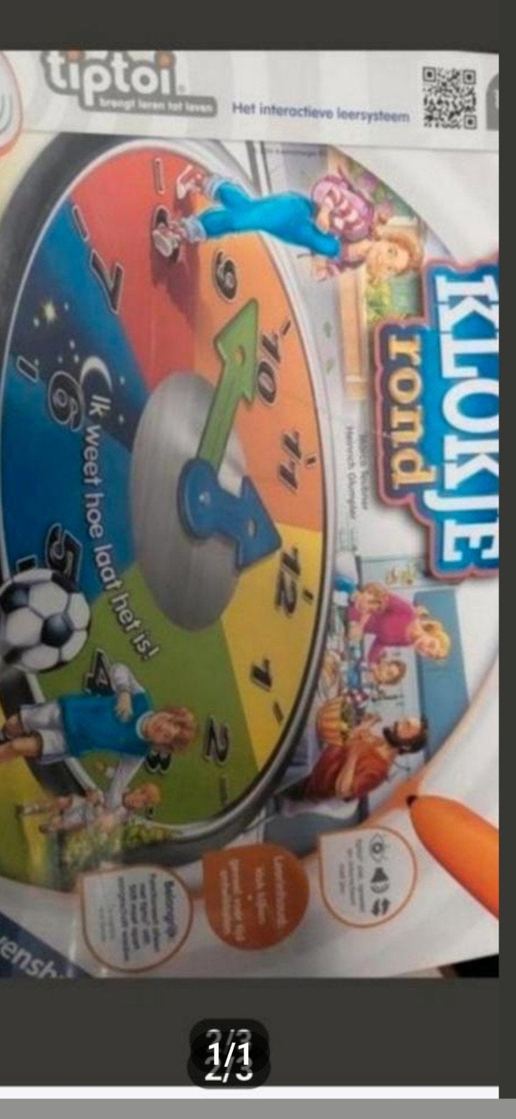 tiptoi klokje rond, Ophalen, Nieuw