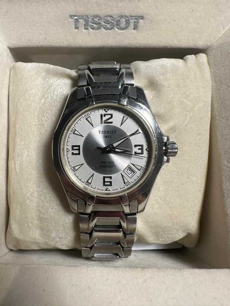 Tissot PR 100 Quartz (P660/760) – Full Set 2005, Overige merken, Staal, Gebruikt, Staal
