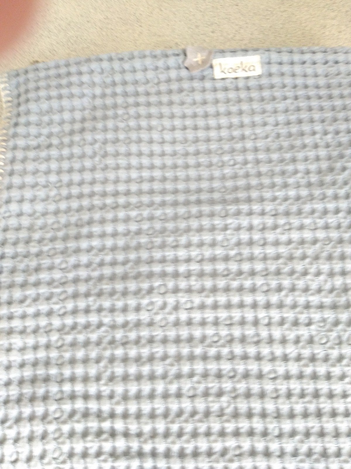 Koeka dekentje wafelkatoen  licht blauw, Ophalen, Gebruikt, Blauw, Koeka