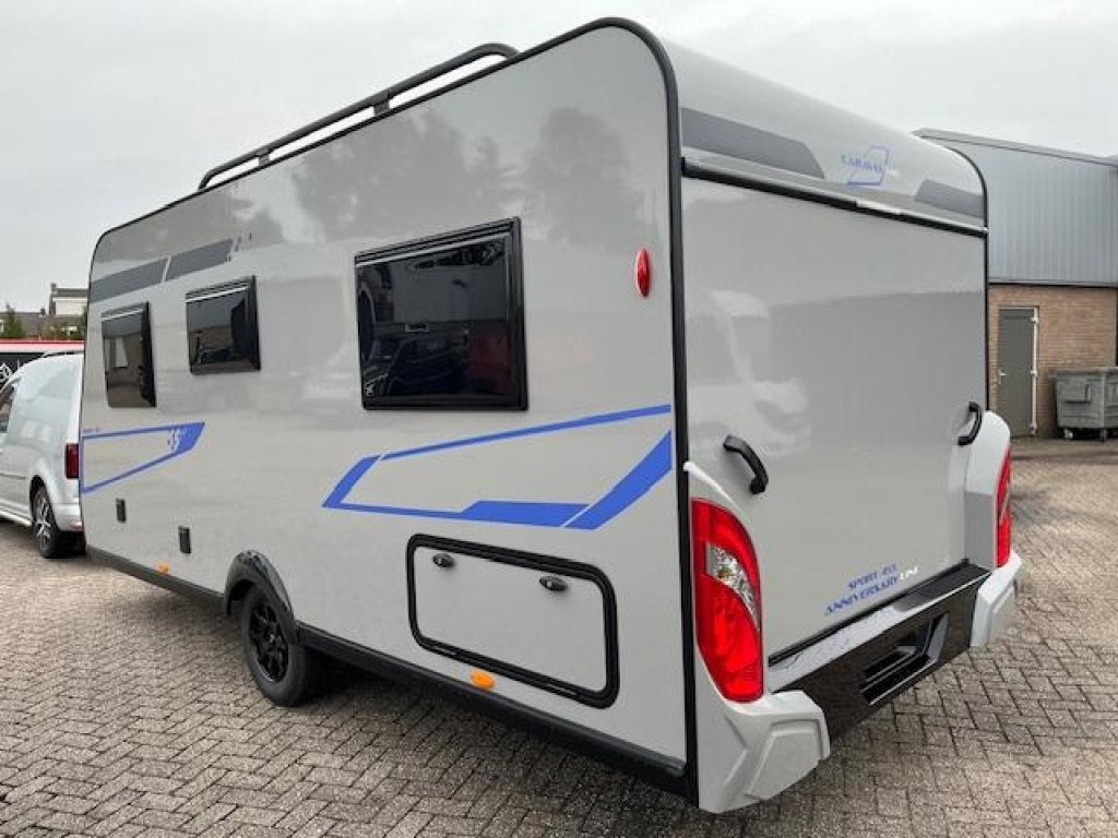 Caravelair Sport Line 455 Anniversary Line Nieuw model 2025, Caravans en Kamperen, Overige typen, Rondzit, Bedrijf, 4 tot 5 meter