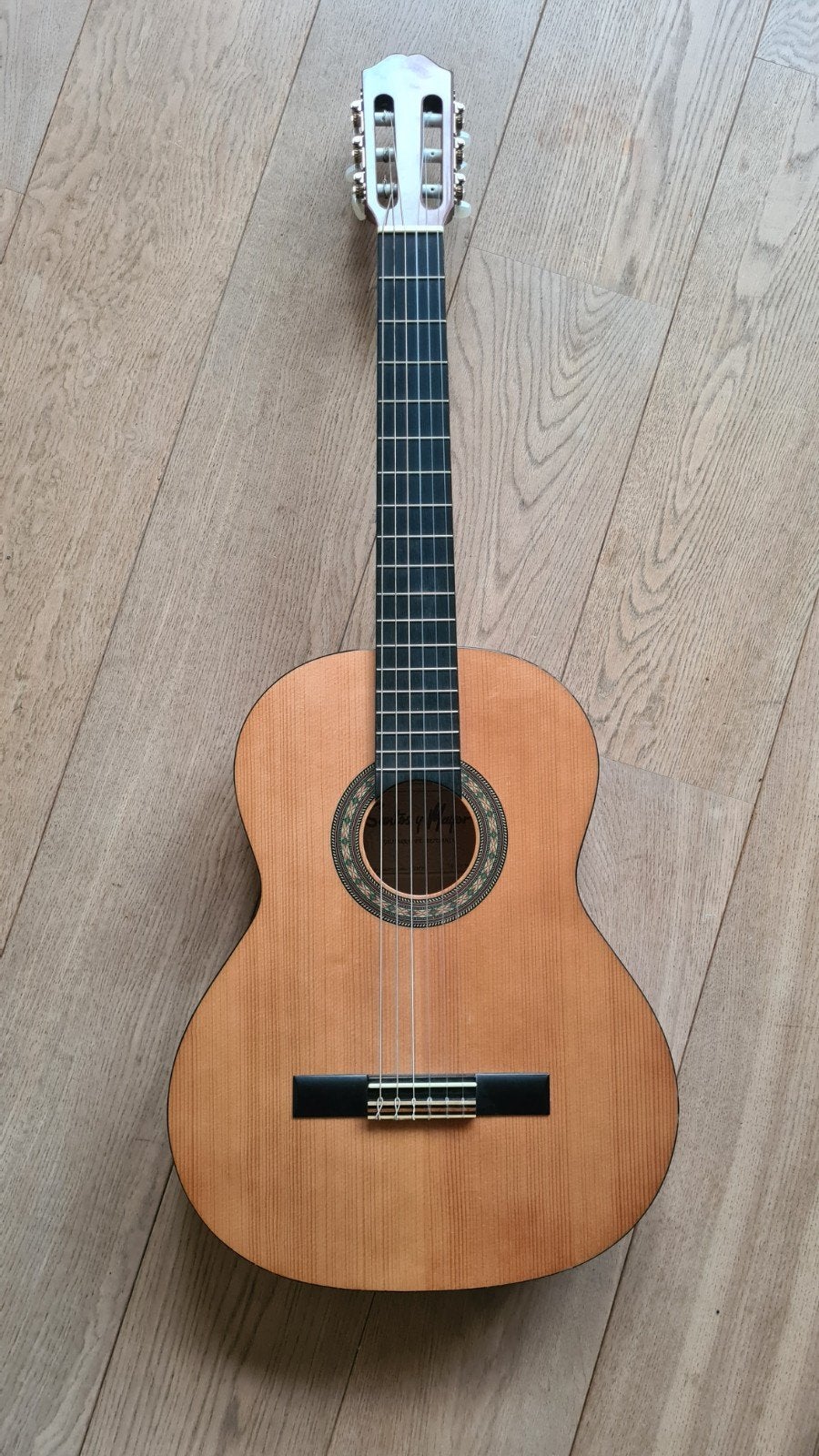 Klassieke Gitaar Santos y Mayor GSM9B met hoes, Muziek en Instrumenten, Ophalen, Gebruikt, Klassieke of Spaanse gitaar, Met koffer