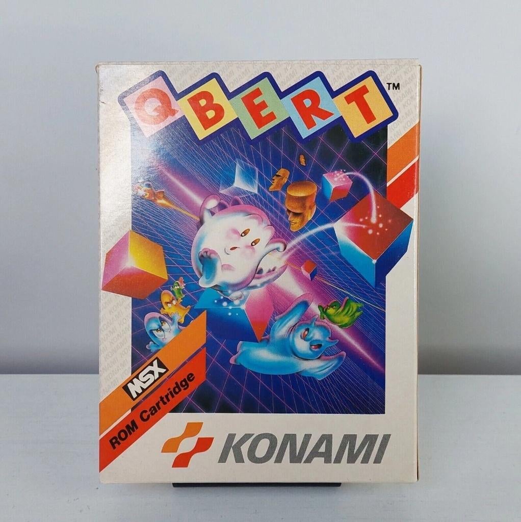 MSX Konami QBERT, Puzzel en Educatief, Gebruikt, Verzenden, 1 speler
