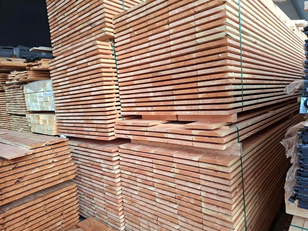 AANBIEDIN Douglas geschaafde planken boeiplanken tuinplank, Ophalen, Nieuw, 250 cm of meer, Planken
