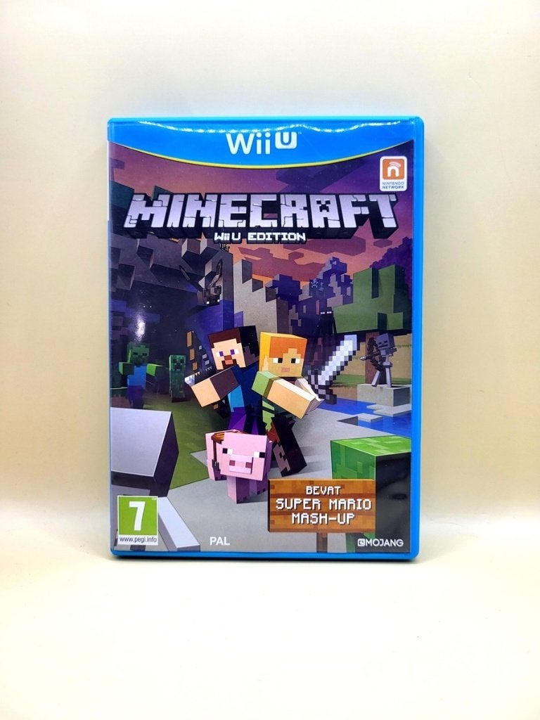 Minecraft (No Manual) - Nintendo Wii U, Spelcomputers en Games, Nintendo support, Eén computer, Ophalen of Verzenden, Zo goed als nieuw