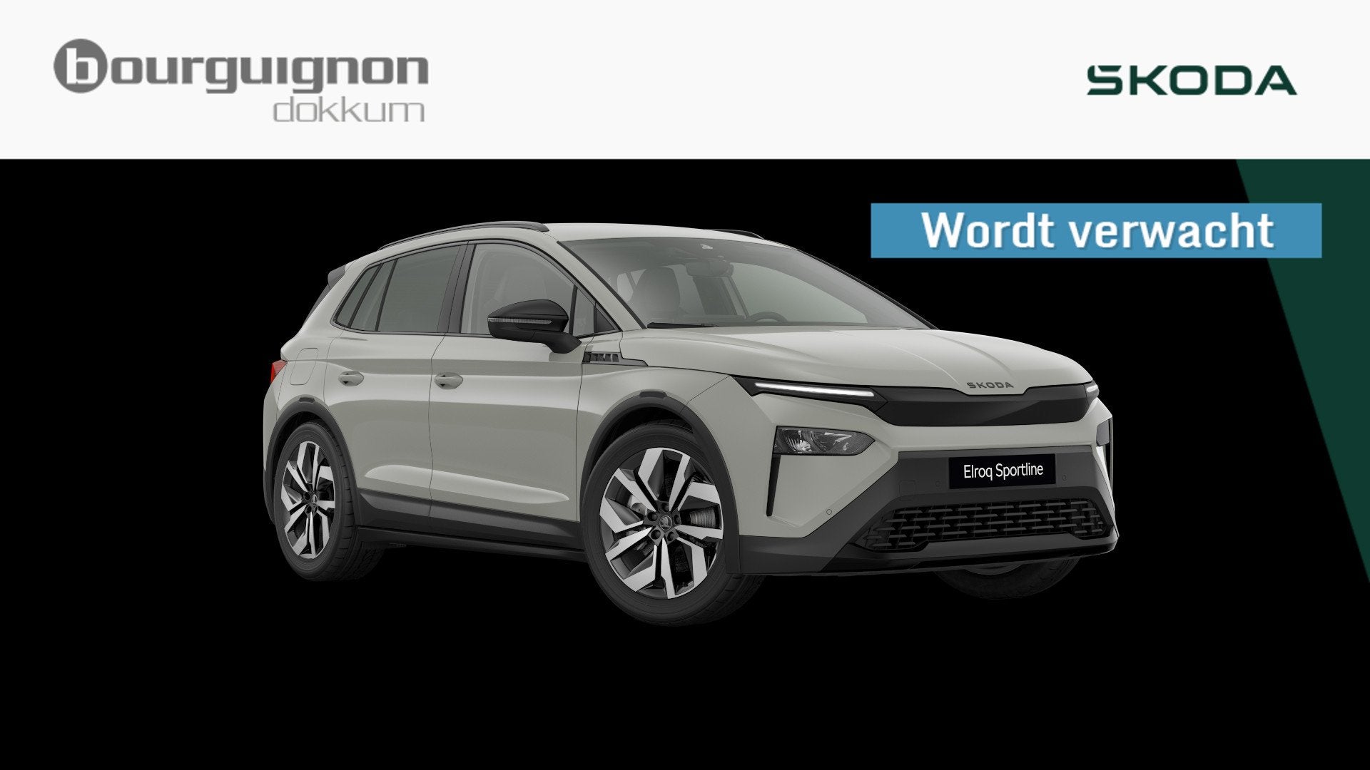 Skoda Elroq 85 Sportline | Wordt verwacht | 285PK | Trekhaak, Auto's, Skoda, Automaat, Gebruikt, 82 kWh, Elroq