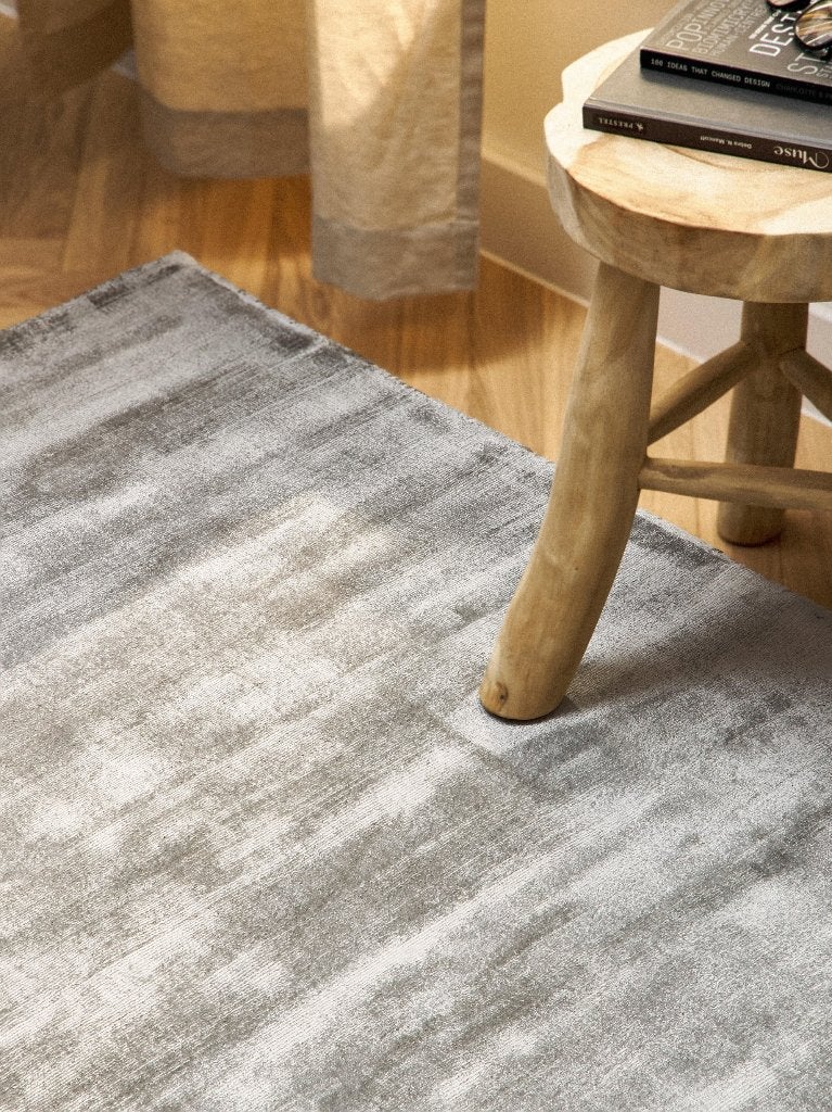 Vloerkleed 400x500 cm XXL – Westwing JANE – Nieuw – €399, Huis en Inrichting, Ophalen, 200 cm of meer, Grijs, Rechthoekig