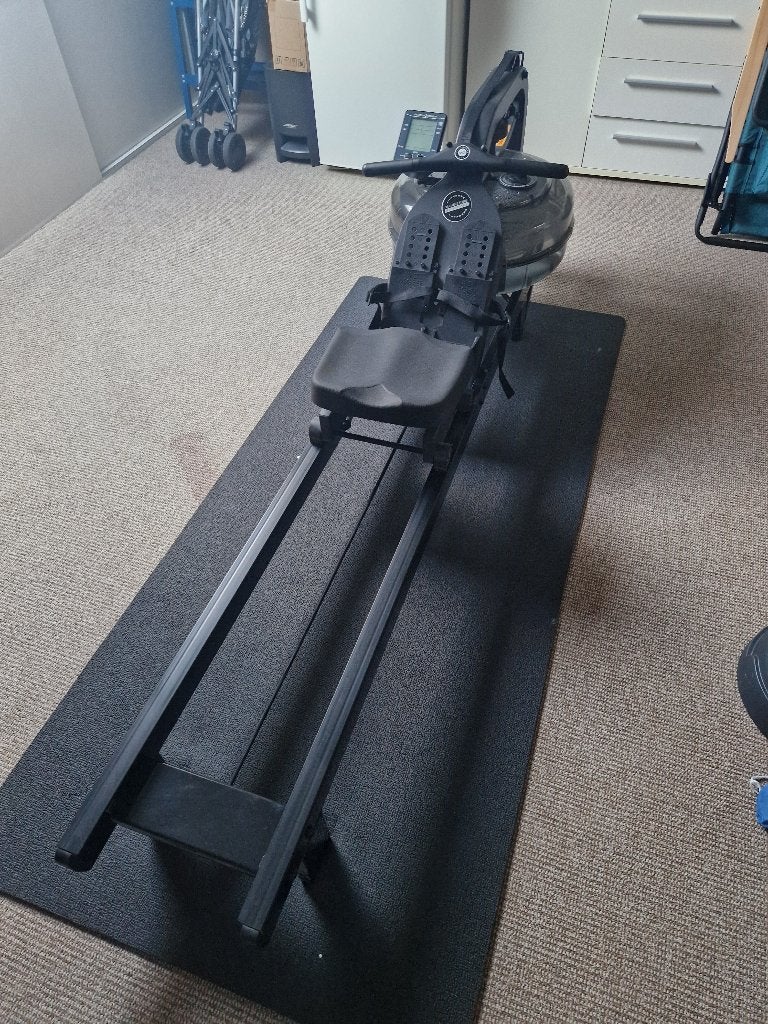 Professionele Fluid Rower roeitrainer, Ophalen, Benen, Zo goed als nieuw, Metaal
