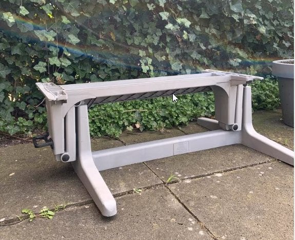 Camper klap tafelpoot hef frame tafel onderstel heftafel bed, Caravans en Kamperen, Verzenden, Gebruikt