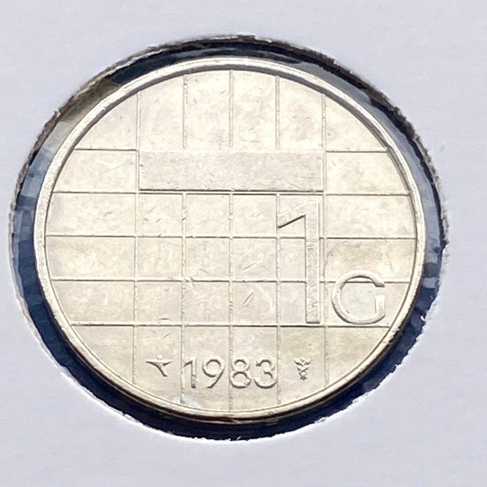1 Gulden uit 1983 van Beatrix, Verzenden, Koningin Beatrix, 1 gulden, Losse munt