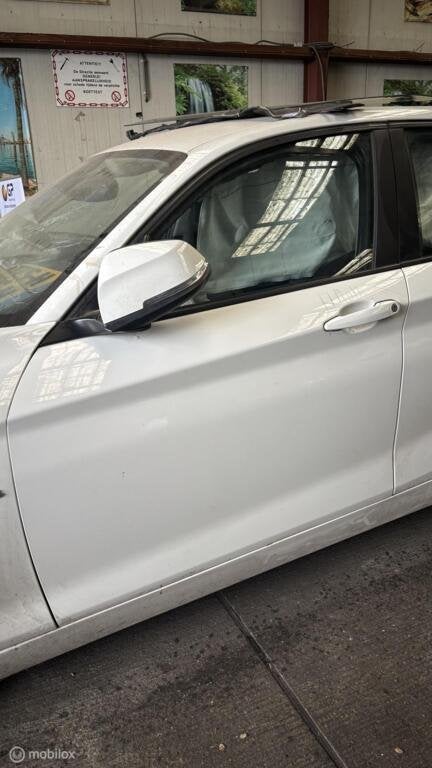 Voordeur links linksvoor wit BMW 1-serie F20 LCI ('15->), Ophalen, Gebruikt, Deur, Voor