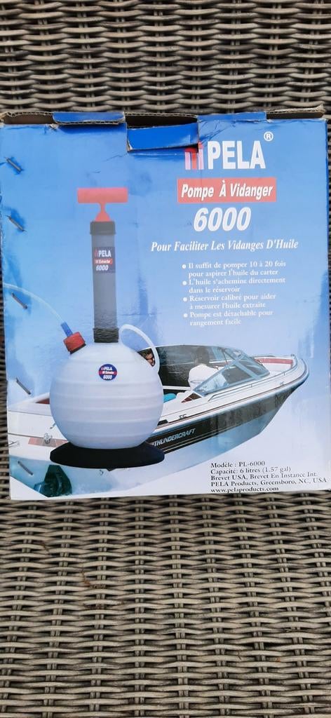 PELA 6000 Olieafzuiger - 6 liter capaciteit, Ophalen