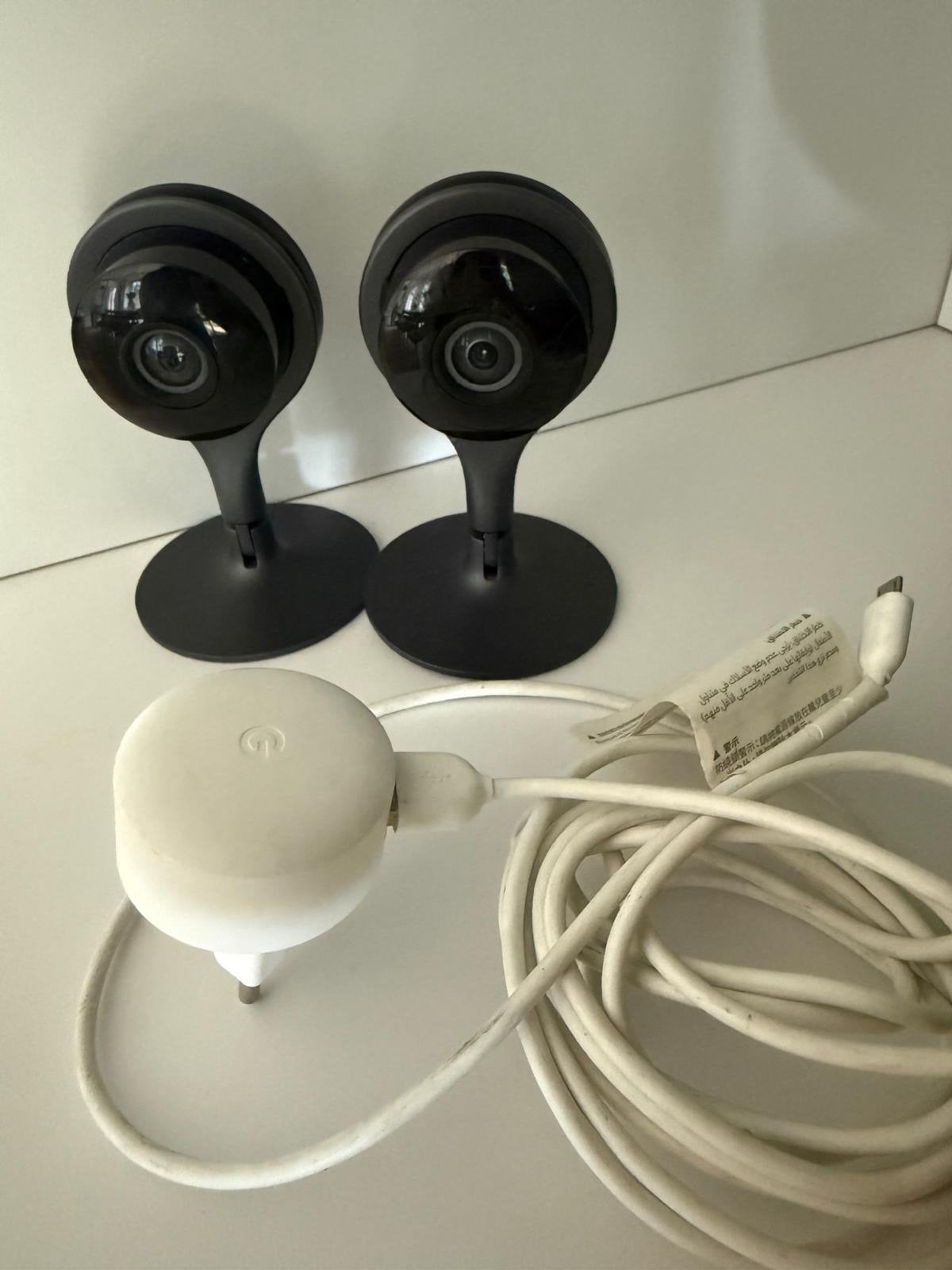 2x Google Nest Cam Indoor bewakingscamera's, Verzenden, Zo goed als nieuw, Binnencamera