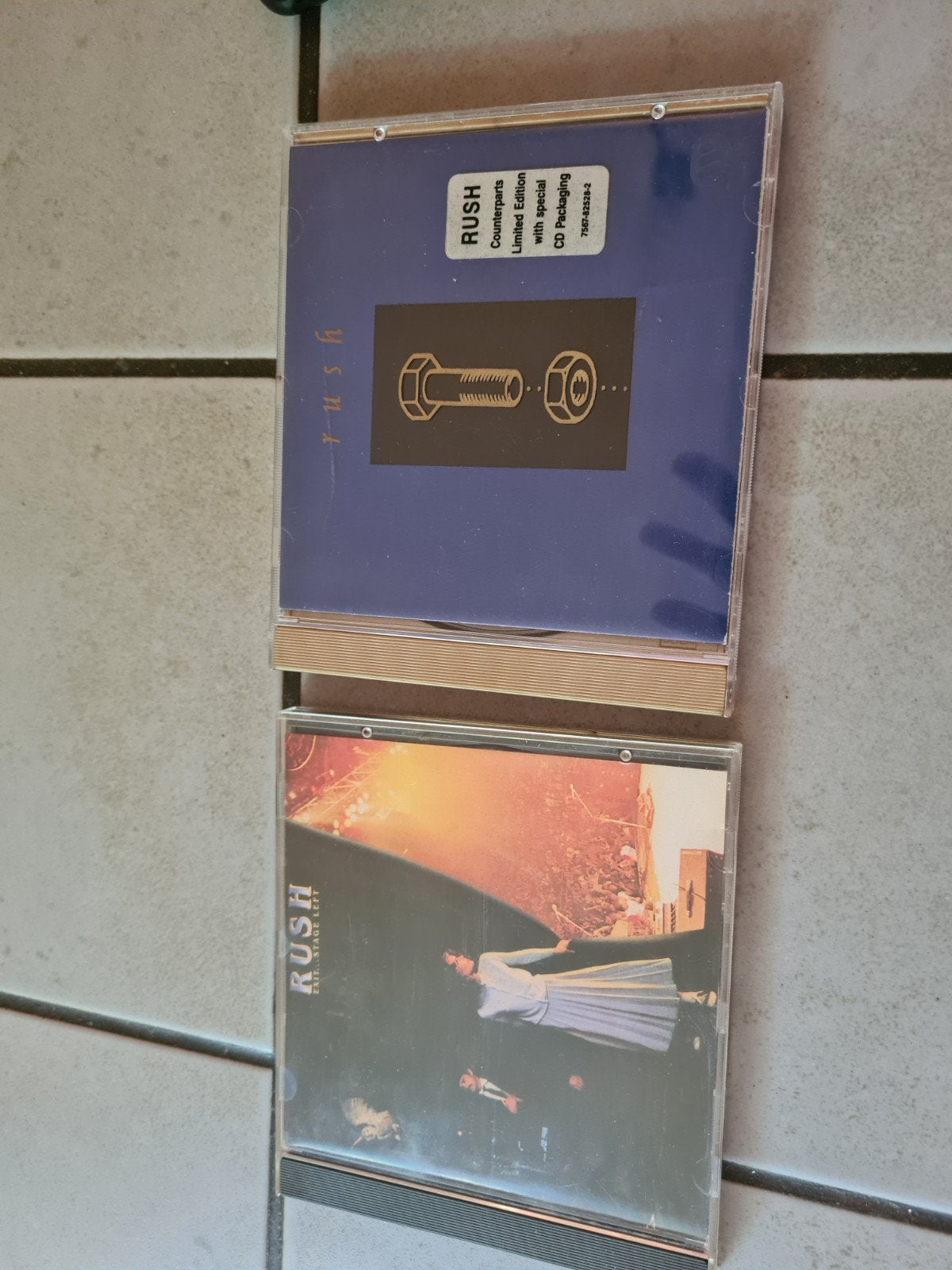 Rush CD's: Counterparts (Limited Edition) & Exit...Stage Lef, Rock, Gebruikt, Speciale editie, Ophalen of Verzenden