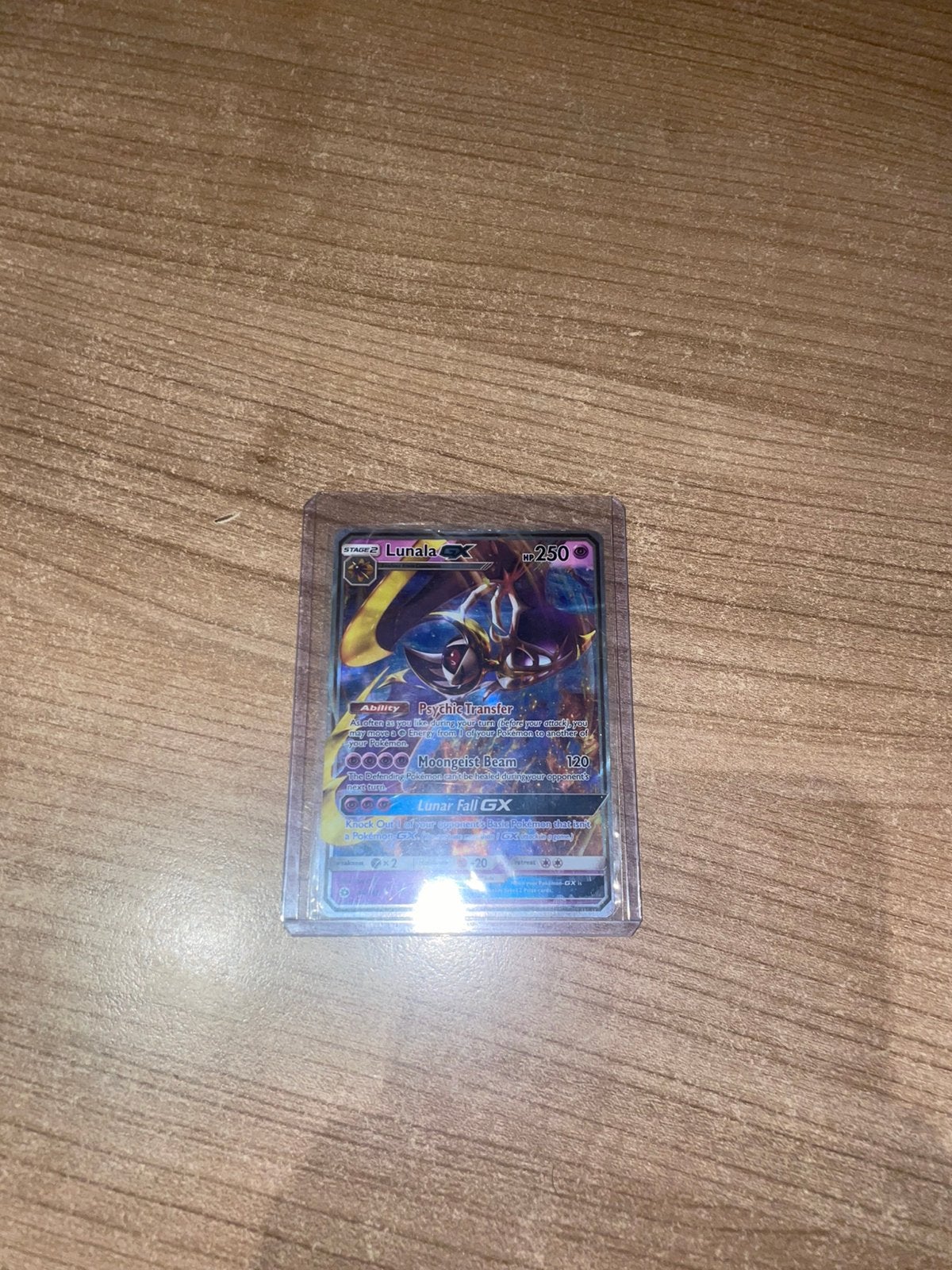 Pokémonkaart Lunala GX Secret Rare 172/156 Near Mint, Hobby en Vrije tijd, Verzamelkaartspellen | Pokémon, Zo goed als nieuw, Ophalen of Verzenden