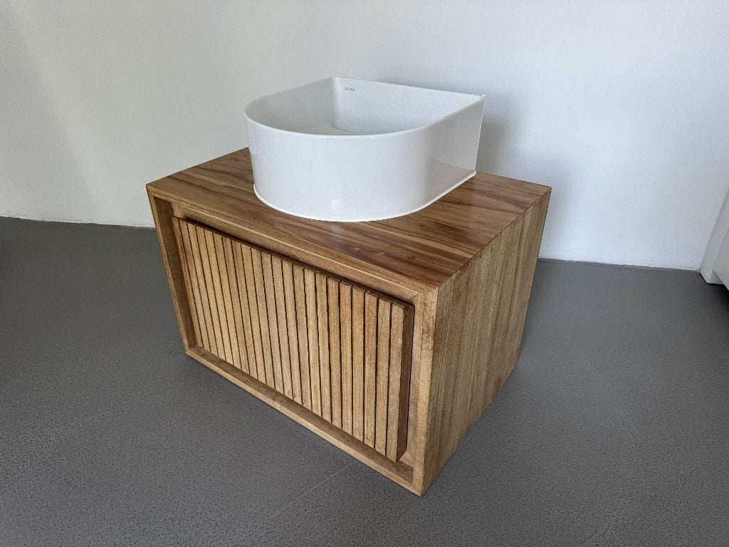 Wasmeubel (60x40cm) + Laufen waskom, Ophalen, Overige typen, 50 tot 100 cm, Zo goed als nieuw
