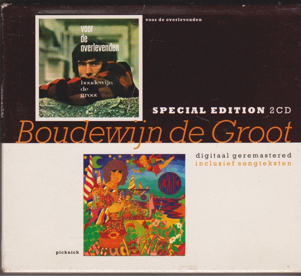 Boudewijn de Groot - 2CD Box...Voor de overlevenden/Picknick, Gebruikt, Boxset, Ophalen of Verzenden, Pop