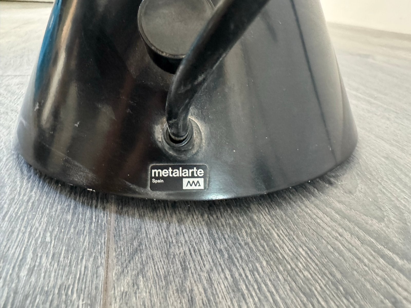 Vintage Metalarte bureaulamp - Zwart, Spanje, Ophalen, Zo goed als nieuw