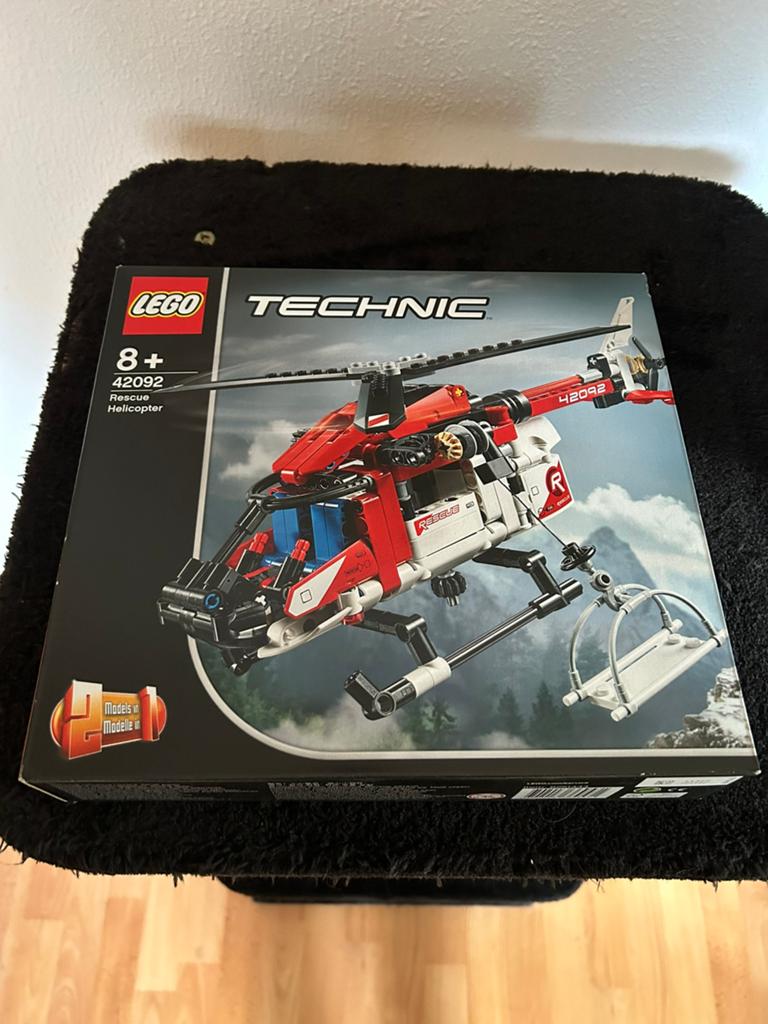 Technic Lego set 42092 Rescue Helicopter, Lego, Ophalen of Verzenden, Zo goed als nieuw, Technic
