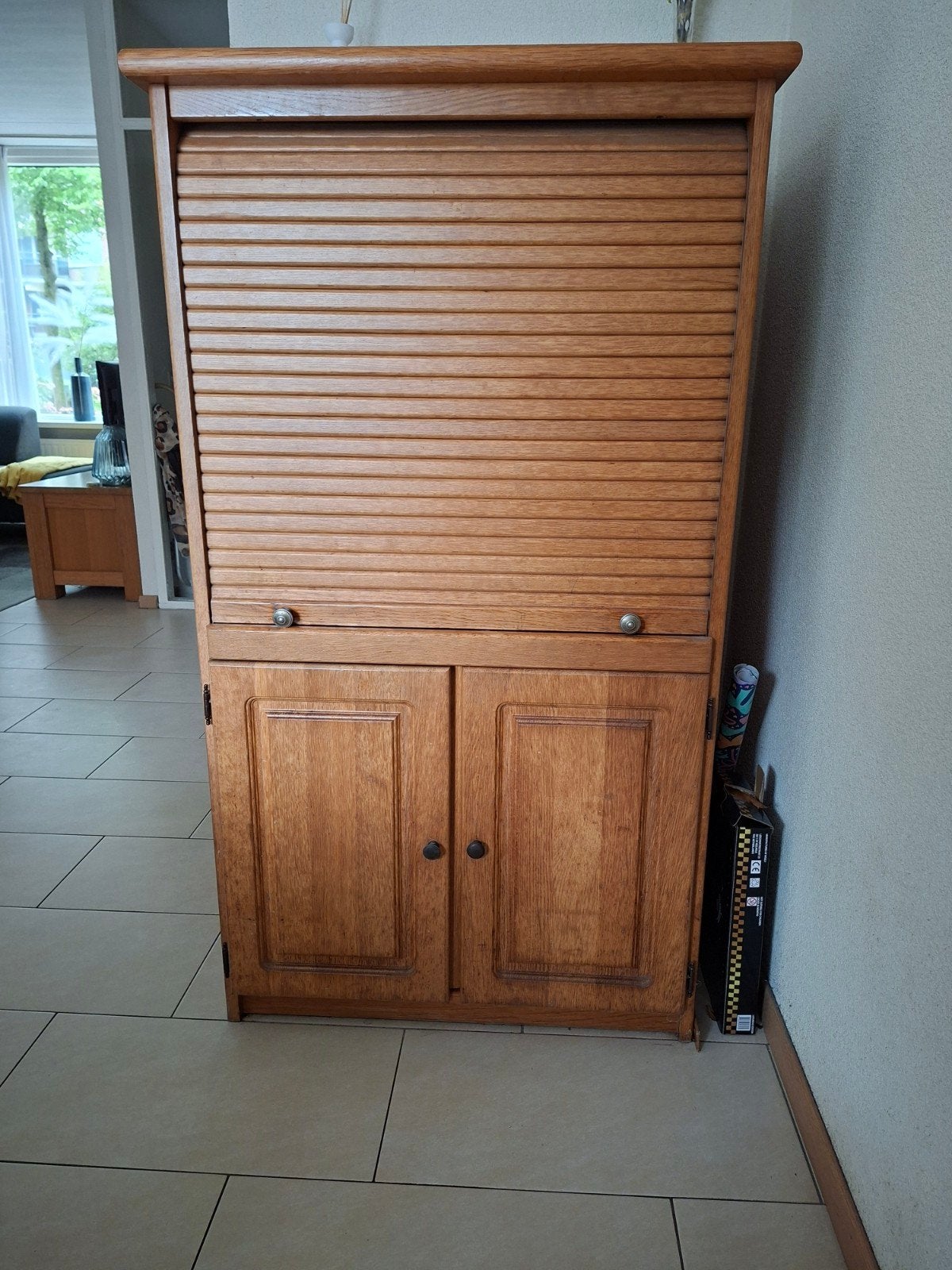 secretaire kast, Ophalen, Gebruikt, 70 tot 120 cm, 40 tot 80 cm