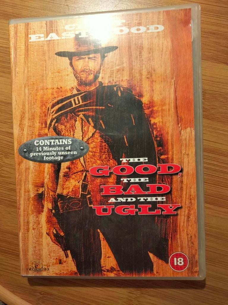 The Good, The Bad and The Ugly DVD - Leone Clint Eastwood, Vanaf 16 jaar, Ophalen of Verzenden, Gebruikt, Overige genres