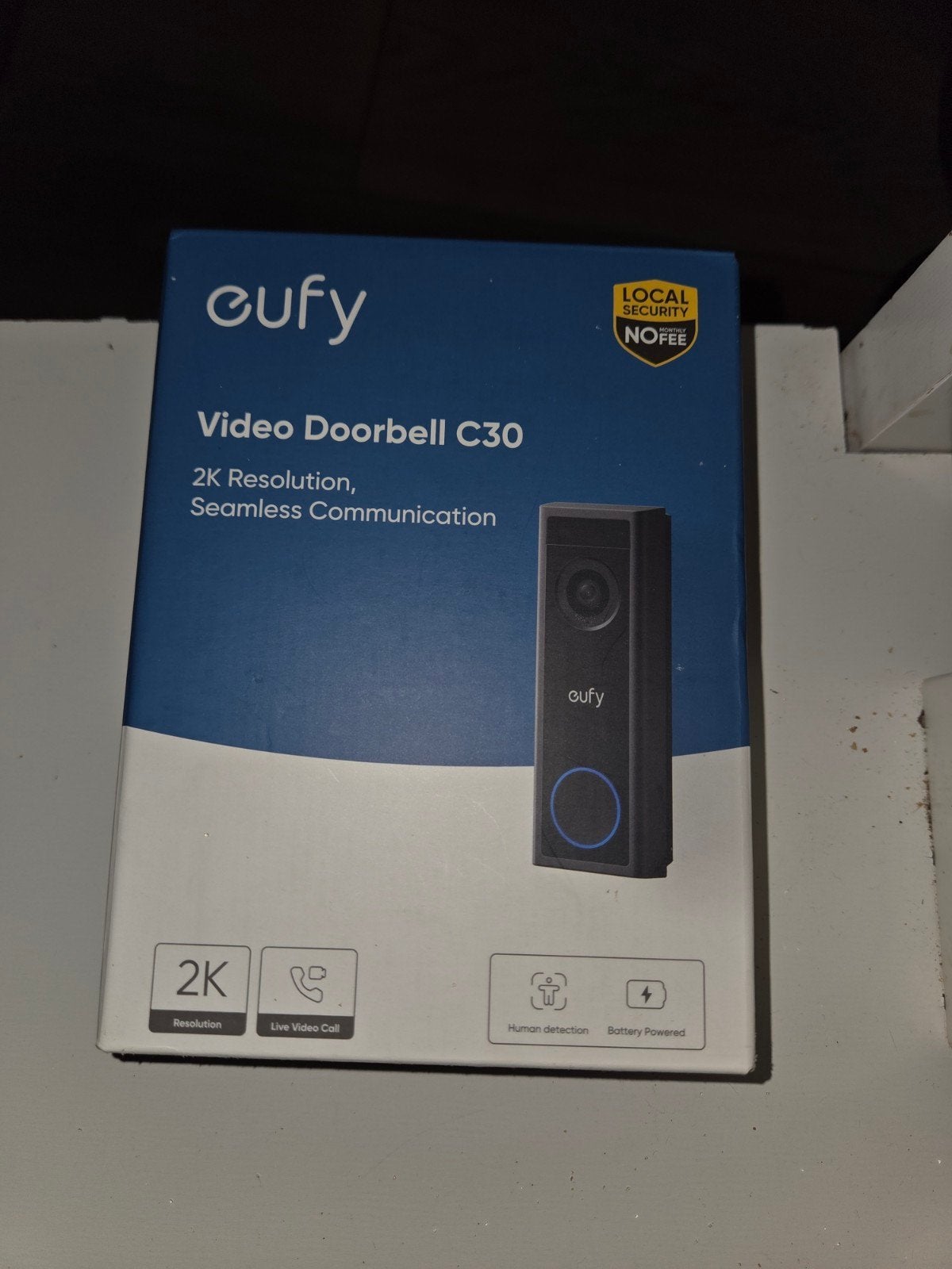 Eufy video deurbel c30 nieuw in ongeopende doos, Ophalen, Ingebouwde camera, Nieuw, Draadloos