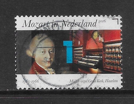 2013, Mozart in NL, Orgel [3414] (K1005), Postzegels en Munten, Postzegels | Nederland, Ophalen of Verzenden