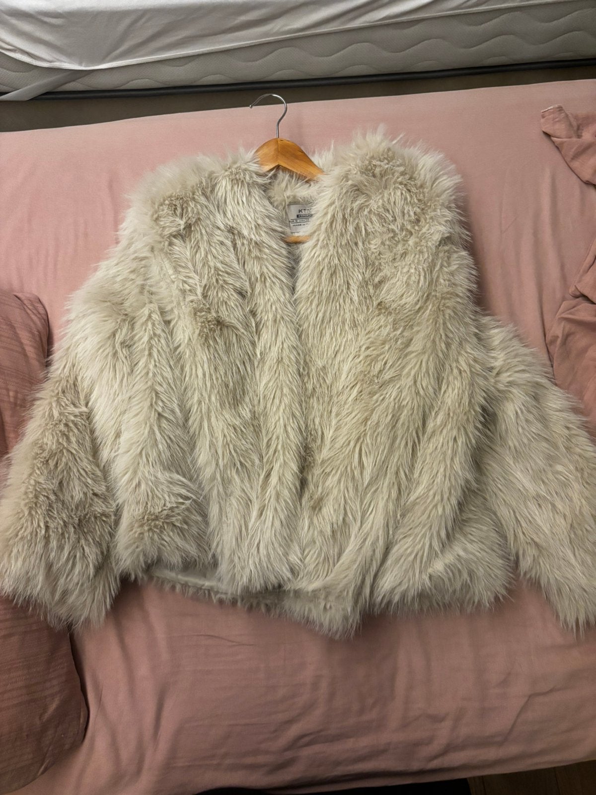Bomber jacket, Verzenden, Zo goed als nieuw, Beige