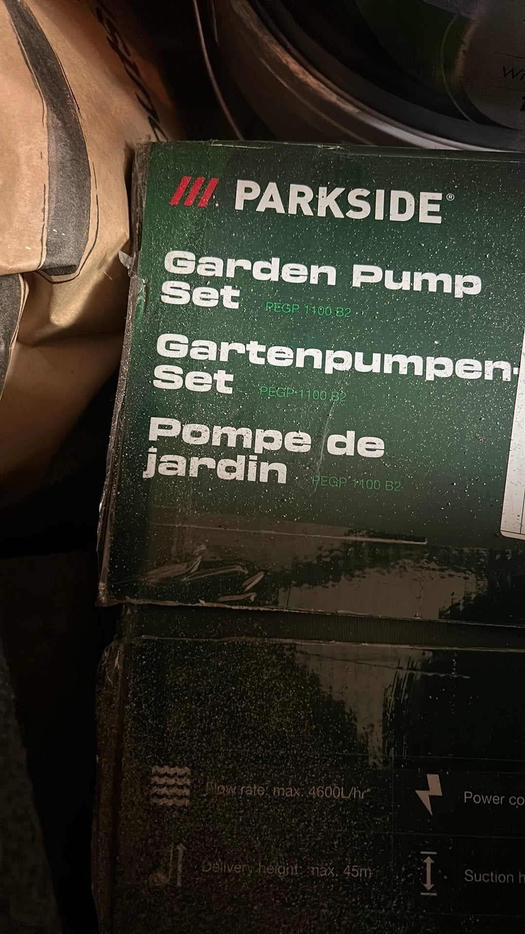 PARKSIDE Waterpomp 1100 W - Nieuw in doos, Ophalen of Verzenden, Nieuw, Elektrisch, Overige typen