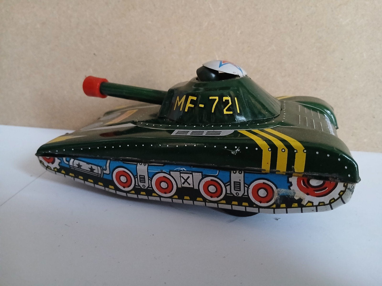 Blikken tank, Antiek en Kunst, Ophalen of Verzenden