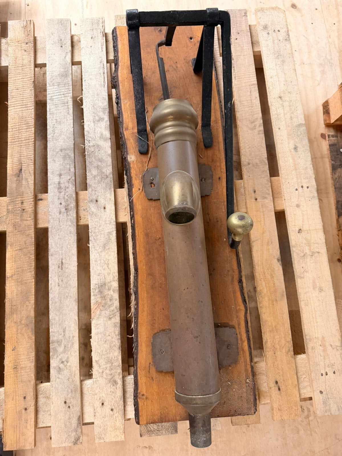 Antieke koperen waterpomp, Tuin en Terras, Ophalen, Gebruikt, ., Overige typen