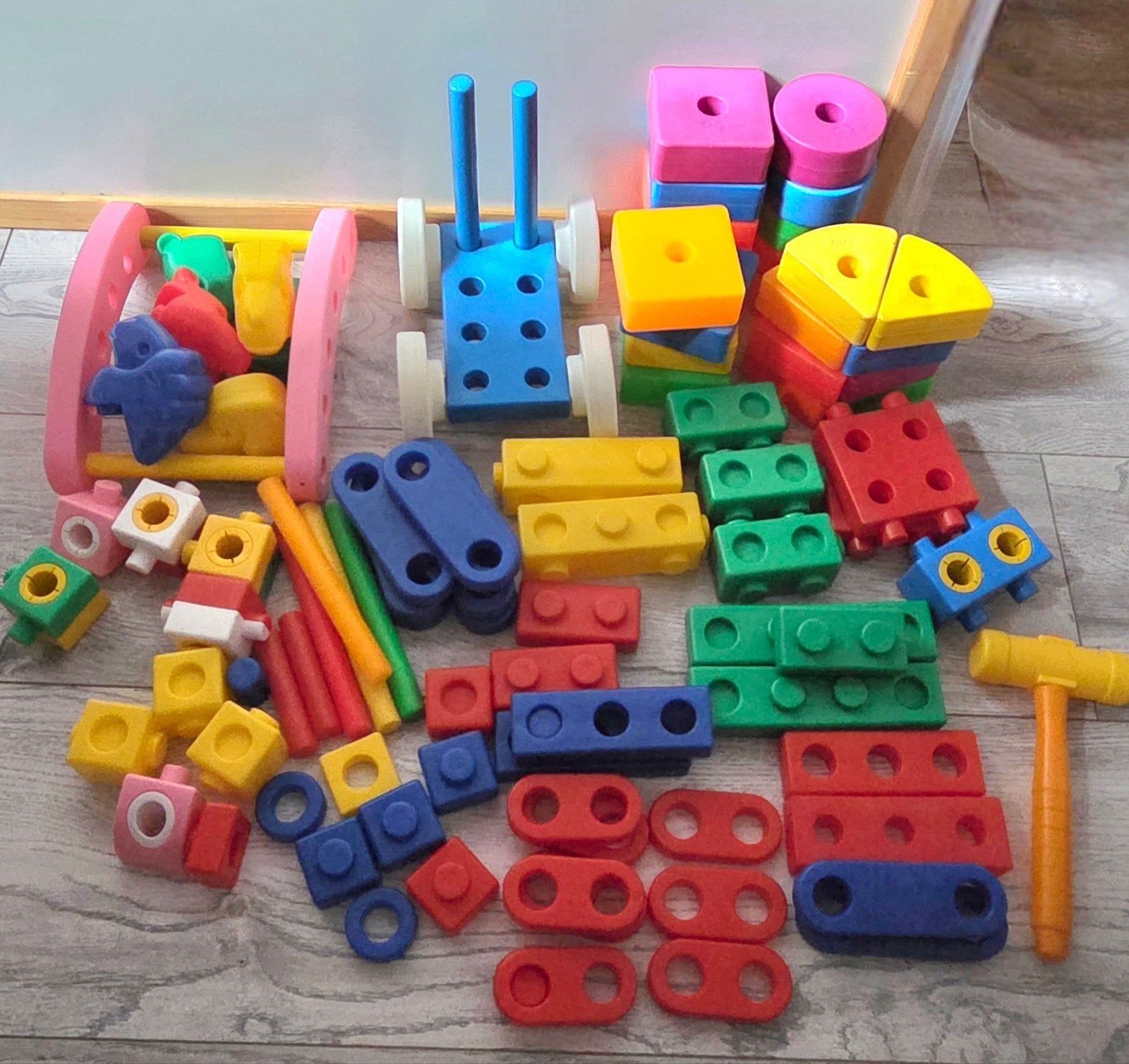 Playskool Vintage Constructie Bouw Speelgoed, Ophalen of Verzenden, Gebruikt, Overige merken