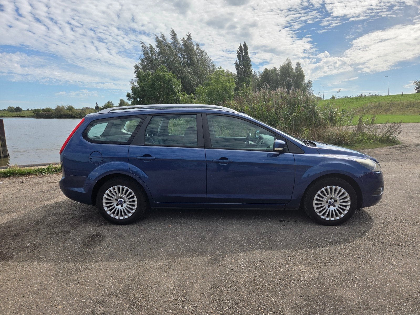 Ford Focus 1.8 92KW Wagon 2009 Blauw, Auto's, Ford, Zwart, 4 cilinders, Blauw, Particulier