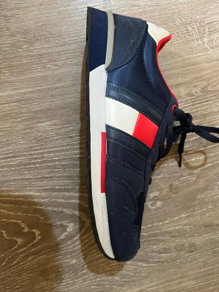 Tommy Hilfiger sneakers - Maat 39, Ophalen, Gedragen, Blauw, Sneakers of Gympen