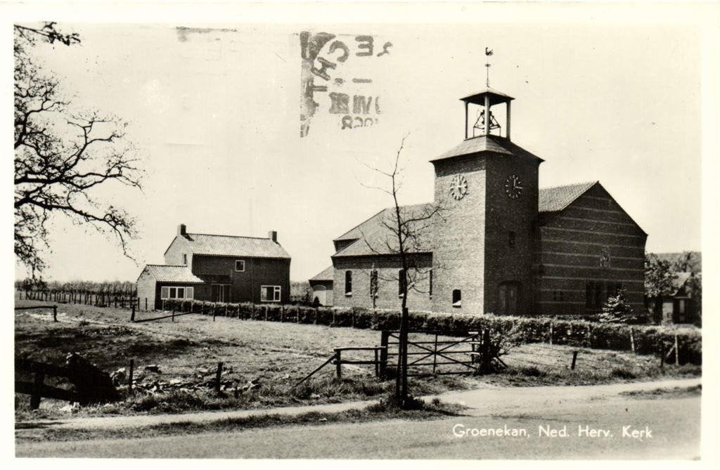 Groenekan, Ned. Herv. Kerk - 1968 gelopen, Ophalen of Verzenden, 1960 tot 1980, Gelopen, Utrecht