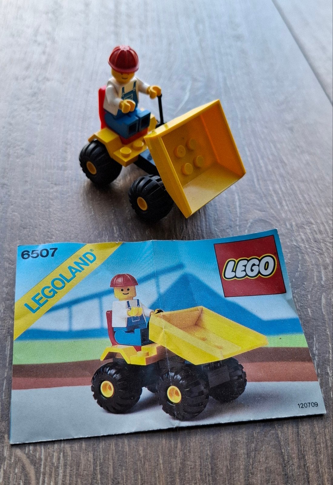 Lego (Legoland) 6507, Mini dumper, Overige thema's, Lego, Overige typen, Ophalen of Verzenden