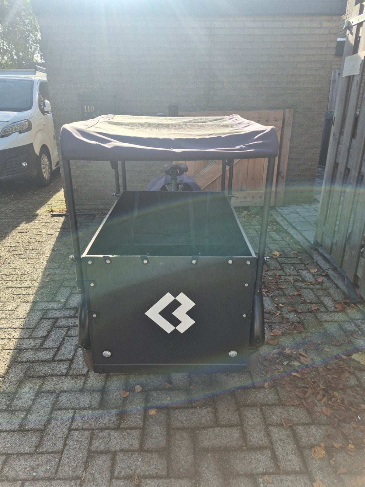 Bimas E-Cargo Bakfiets - Compleet en Netjes, Fietsen en Brommers, Gebruikt, Goederen, Elektrisch, Schijfrem