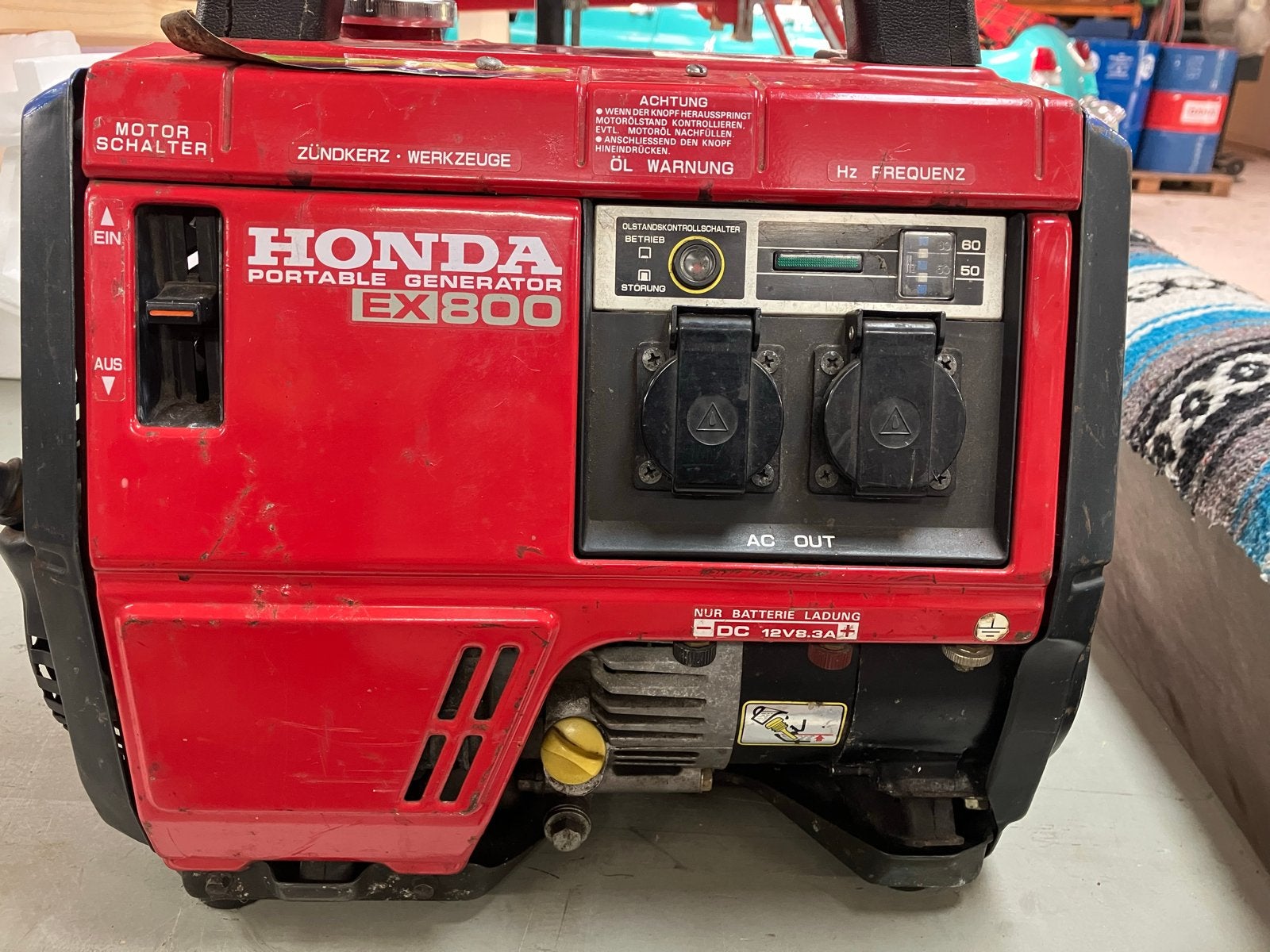 Honda EX800 Draagbaar Aggregaat - 220V/12V - Nette Staat, Ophalen, Japan, Honda, Benzine