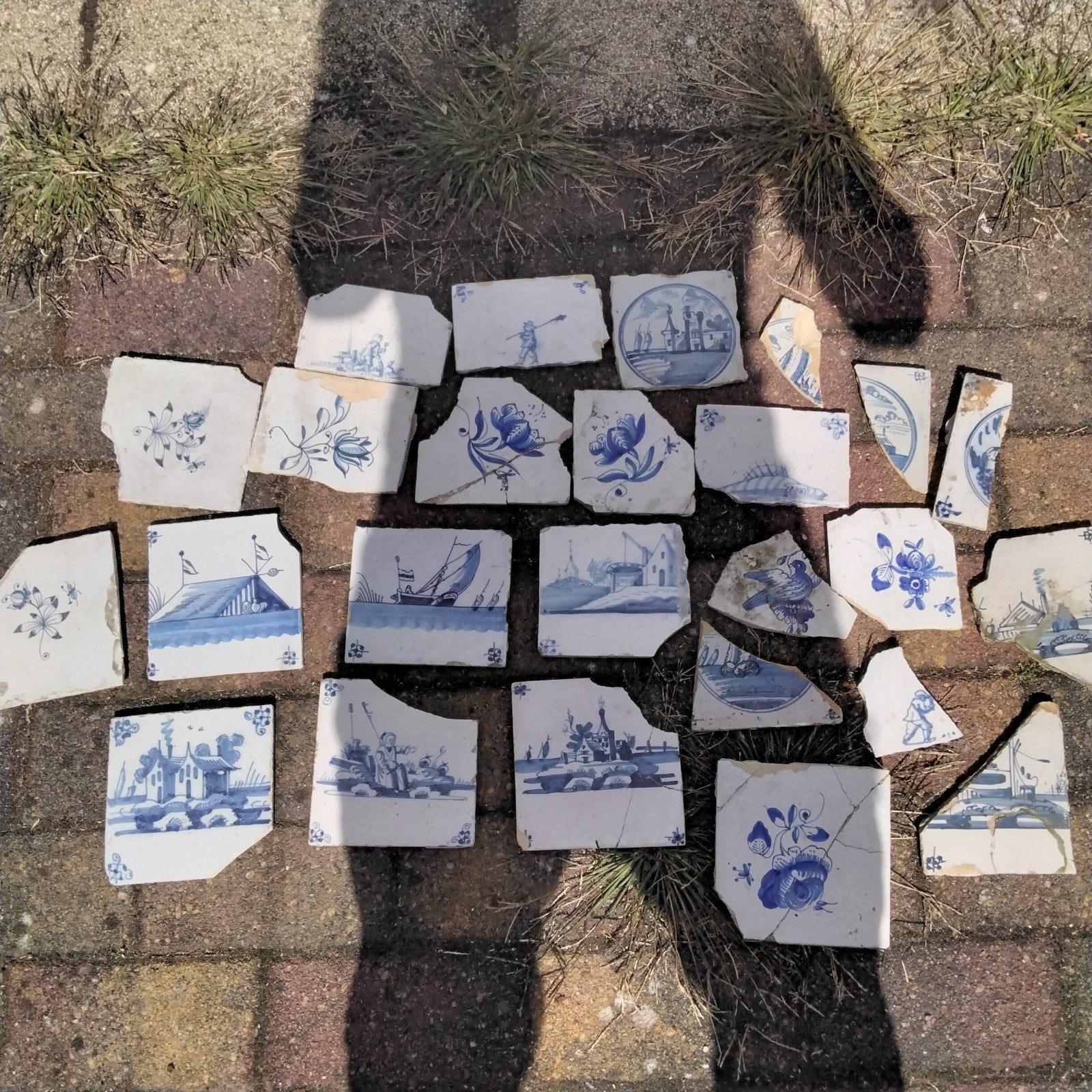 tegels voor mozaïek, Antiek en Kunst, Ophalen of Verzenden