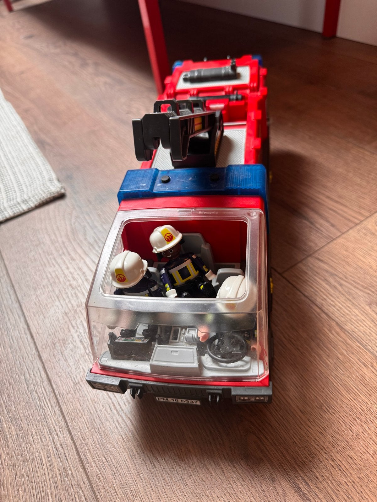 Playmobil Brandweerwagen met 3 Brandweermannen, Ophalen of Verzenden, Gebruikt, Los playmobil