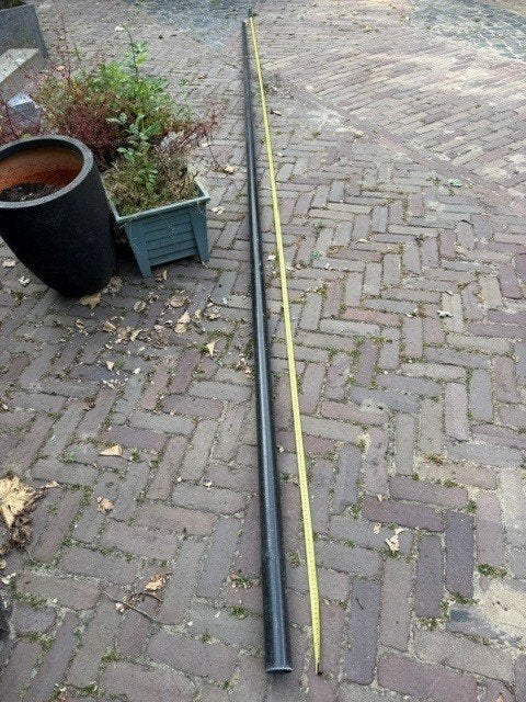 Tapse Carbon Buis 4,5 meter (Ideaal Spinnakerboom/Giek/Mast), Ophalen, Gebruikt, Overige typen, Minder dan 15 m²