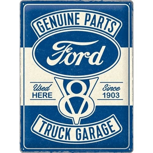 Ford Truck Garage relief reclamebord van metaal wandbord, Ophalen of Verzenden, Nieuw, Auto's
