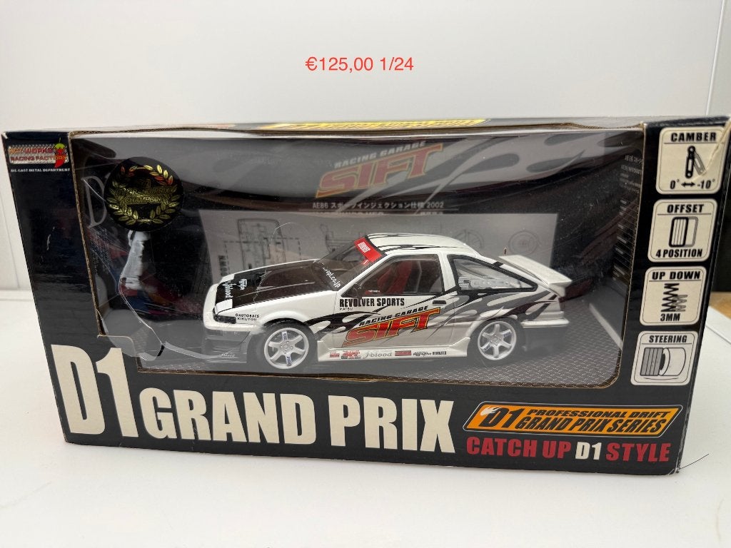 Hot Works D1 Grand Prix AE86 Revolver Sports 1:24, Ophalen of Verzenden, Gebruikt, Formule 1