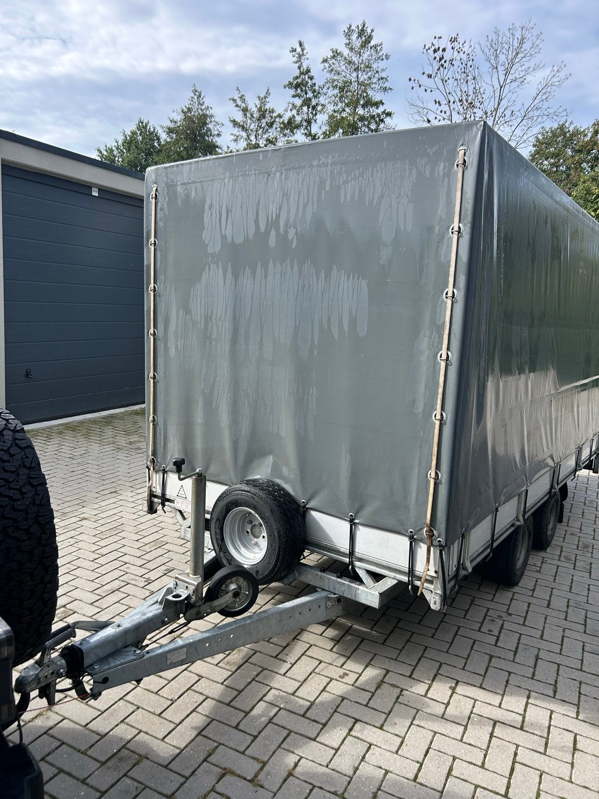 Pijnappel tandemasser met huif - huif kan er ook af!, Auto diversen, Ophalen, Gebruikt