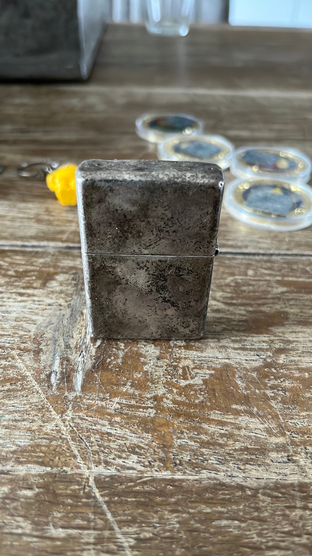 Originele Zippo aansteker met Marlboro reclame gebruikt, Ophalen of Verzenden, Gebruikt, Aansteker