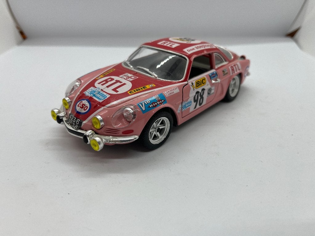 Bburago Alpine A110 1/24, Ophalen of Verzenden, Zo goed als nieuw, Auto, Bburago